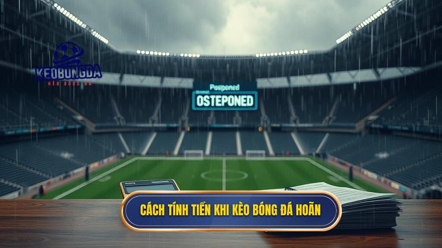 Cách tính tiền khi kèo bóng đá hoãn