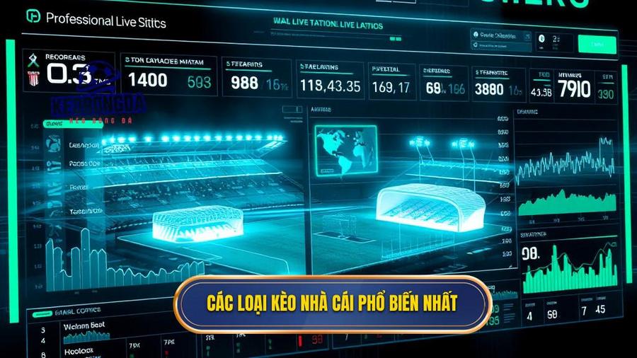 2. Các loại kèo nhà cái phổ biến nhất