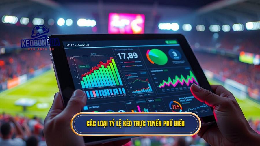 2. Các loại tỷ lệ kèo trực tuyến phổ biến