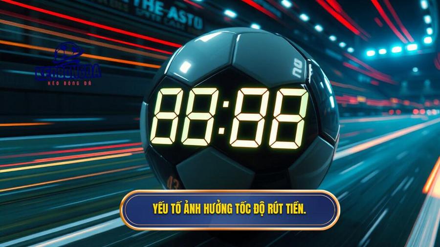 Yếu tố ảnh hưởng tốc độ rút tiền.