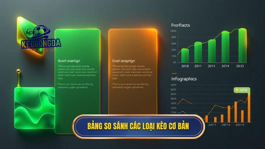 3. Bảng so sánh các loại kèo cơ bản