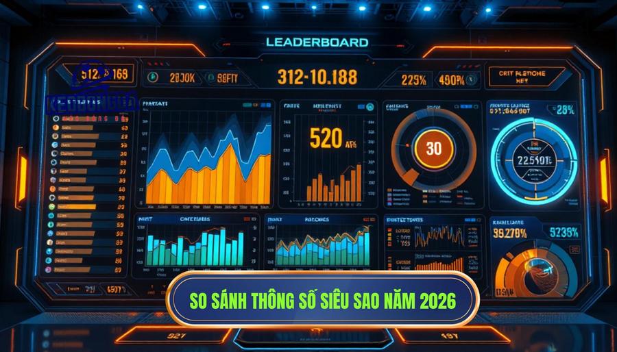 Những cầu thủ đáng xem nhất năm 2026: Bình minh của những vị thần mới 3 Bảng so sánh các thông số dự kiến của các siêu sao năm 2026